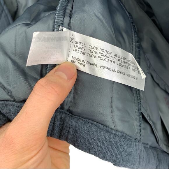 UNIONBAY Tyra Quilted Shirt Jacket Dusty Blue XL - Picture 7 of 11